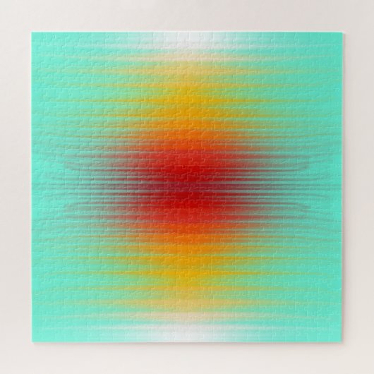 Ruimtevaartuig terugkeer plasma veld kleuren Abstr Legpuzzel (Horizontaal)