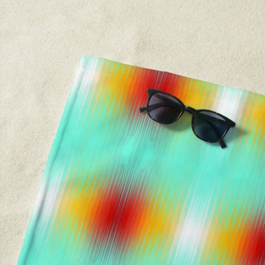 Ruimtevaartuig terugkeer plasma veld kleuren Abstr Strandlaken (In situ)