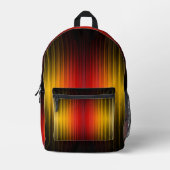 Ruimtevaartuig terugkeer plasma veld kleuren patro bedrukte rugzak (Voorkant)