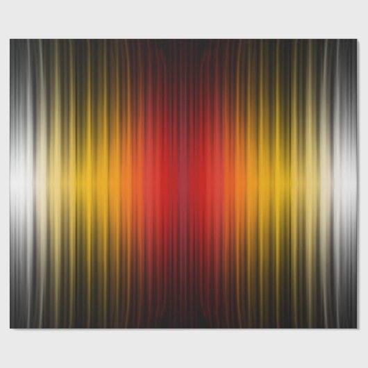 Ruimtevaartuig terugkeer plasma veld kleuren patro cadeaupapier (Vlak)