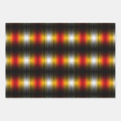 Ruimtevaartuig terugkeer plasma veld kleuren patro inpakpapier vel (Voorkant 3)