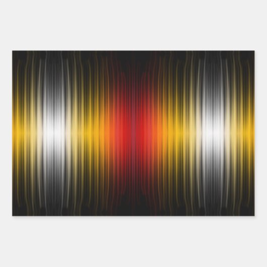 Ruimtevaartuig terugkeer plasma veld kleuren patro inpakpapier vel (Voorkant)