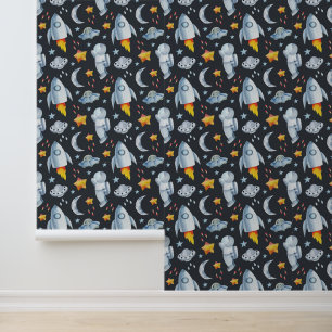 Ruimtevaartuig voor ruimtevaart behang