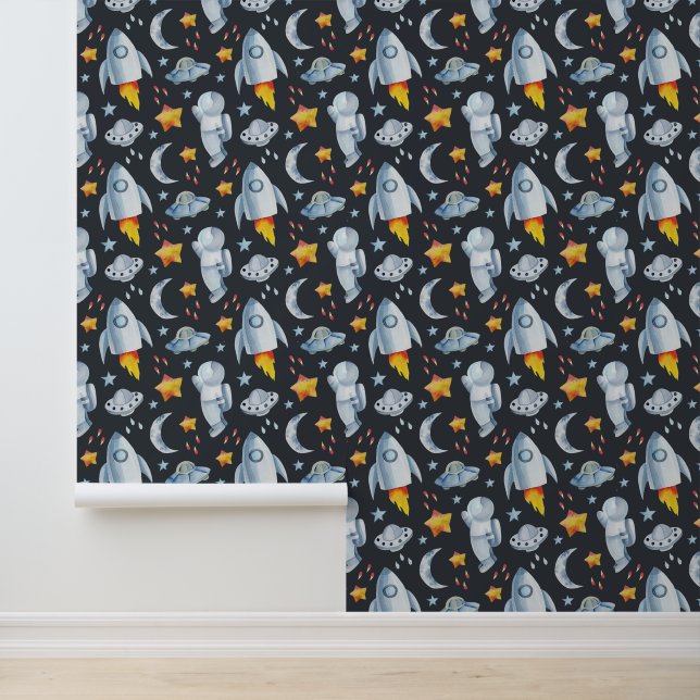 Ruimtevaartuig voor ruimtevaart behang (Applicatie)