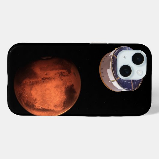 Ruimtevaartuigen met de Perseverance Rover Case-Mate iPhone Case (Achterkant (horizontaal))