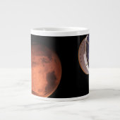 Ruimtevaartuigen met de Perseverance Rover Extra Grote Beker (Voorkant)