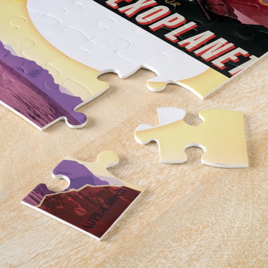 Ruimtevaartwisbord Legpuzzel (Zijkant)