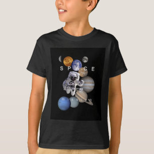 ruimtevaartzonnetplaneten voor ruimtevaartmissies t-shirt