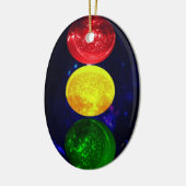 Ruimteverkeerslicht Keramisch Ornament (Links)