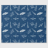 Ruimteverlooppapier Cadeaupapier (Vlak)