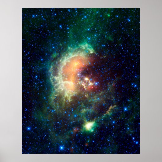 Ruimteverneveling Poster (Voorkant)