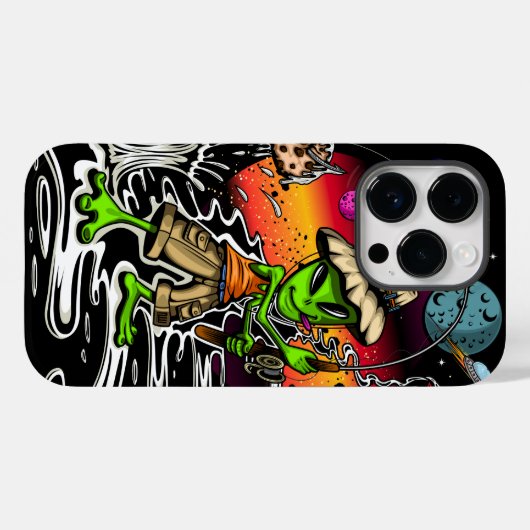 ruimtevisser Case-Mate iPhone case (Achterkant (horizontaal))