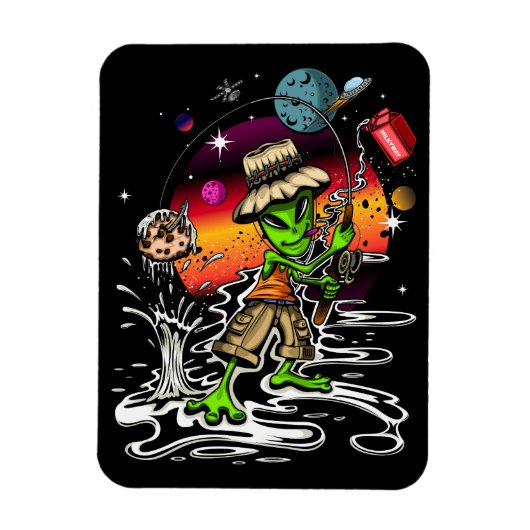 ruimtevisser magneet (Verticaal)