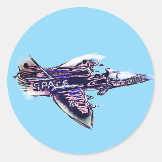 Ruimtevlak Ronde Sticker