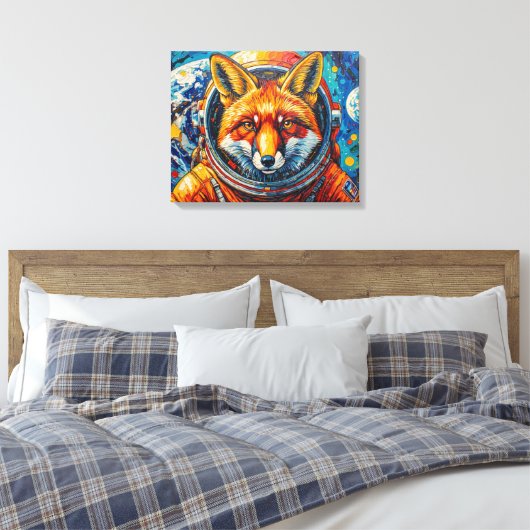 RUIMTEVOSSEN 4 CANVAS AFDRUK (Insitu (Slaapkamer))