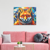 RUIMTEVOSSEN 4 CANVAS AFDRUK (Insitu (Woonkamer))