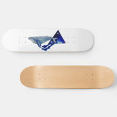 ruimtewalvis skateboard (Horizontaal)