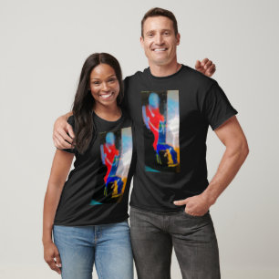 Ruimtewandeling Abstract schilderij Hankamer Artju T-shirt