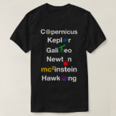 ruimtewetenschappers van copernicus galileo-kepler t-shirt (Design voorkant)