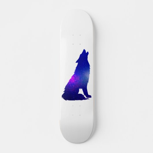 Ruimtewolfskuiken - Kies achtergrondkleur Skateboard (Voorkant)