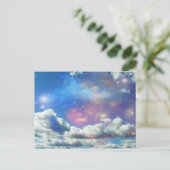 Ruimtewolken Briefkaart (Staand voorkant)