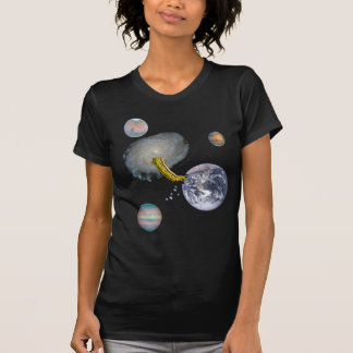 Ruimteworm Eetaarde T-shirt