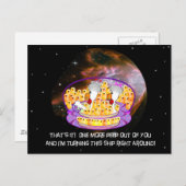 Ruimtskippen Briefkaart (Voorkant / Achterkant)