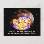 Ruimtskippen Briefkaart (Voorkant)