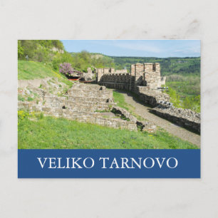 Ruined fortress in Veliko Tarnovo, Bulgarije Briefkaart