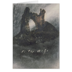 Ruines à Groz-Nez, au Jersey, ou à la voûte