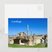 Ruines de Carthage carte postale (Devant / Derrière)