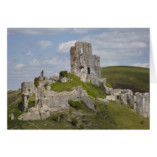 Ruines du château de Corfe, près de Wareham, Dorse (Devant horizontal)