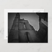 Ruines gothiques foncées souvenir carte postale (Devant / Derrière)
