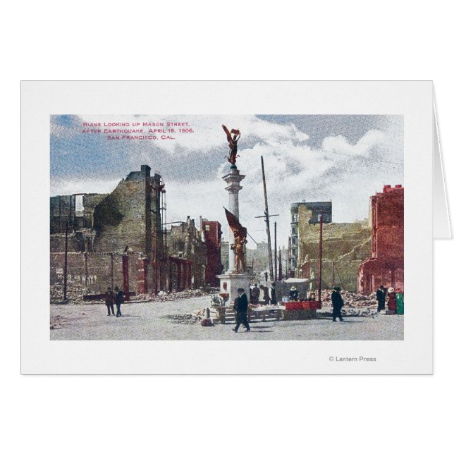 Ruines le long de Mason Street, Statut du Carré de (Devant horizontal)