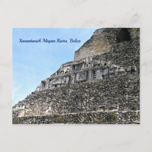 Ruines mayas de Xunantunich, Belize Carte postale