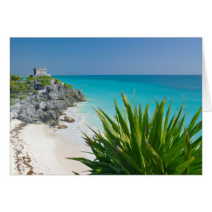 Ruines Mayas Sur La Plage De Tulum