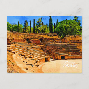 Ruines Romaines, Carte Postale d'Espagne