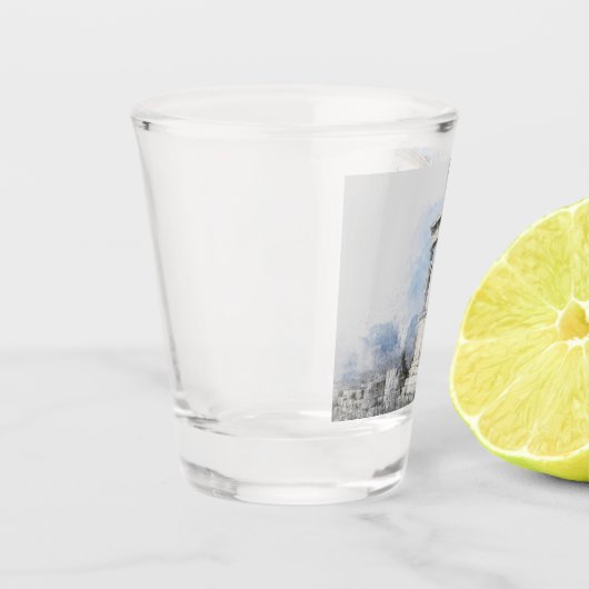 Ruïnes van Athene, Griekenland Shot Glas (Links)