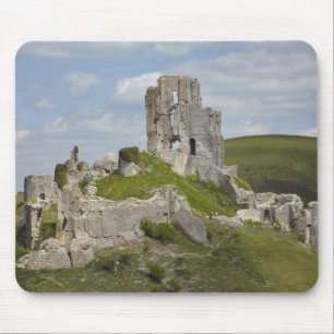 Ruïnes van Corfe Castle, nabij Wareham, Dorset, Muismat