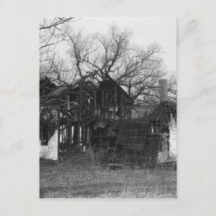 Ruïnes van de boerderij briefkaart