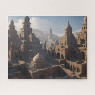 ruïnes van een oude stad legpuzzel