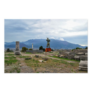 Ruïnes van Pompeii Foto Afdruk