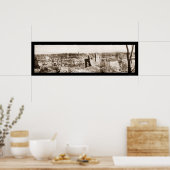 Ruins in Chelsea Mass Photo 1908 Poster (Keuken)