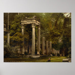 Ruins in Virginia Water, Windsor, Berkshire Poster