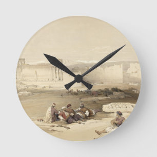 Ruins of Baalbec, 5 mei 1839, bord 77 van Volu Ronde Klok