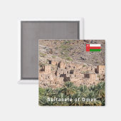 Ruins of Riwaygh as-Safil - Sultanaat van Oman Magneet (Voorkant / Achterkant)