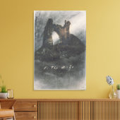 Ruins op Groz-Nez, Jersey of The Arch Canvas Afdruk (Insitu (Woonkamer))