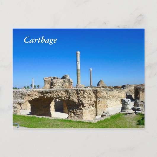 Ruins van Carthage-briefkaart Briefkaart (Voorkant)