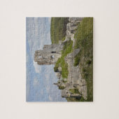 Ruins van Corfe Castle bij Wareham, Dorset, Legpuzzel (Verticaal)