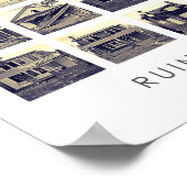 Ruins van Detroit Poster - Verlaten huizen (Hoek)